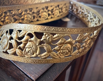 RARE Embossed Rose Gallery Banding (1 foot)