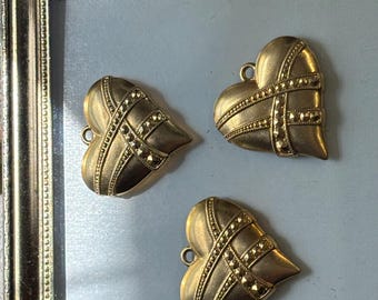 Rivot Wrapped Heart with Ring made in Germany (1 pc) RARE finding