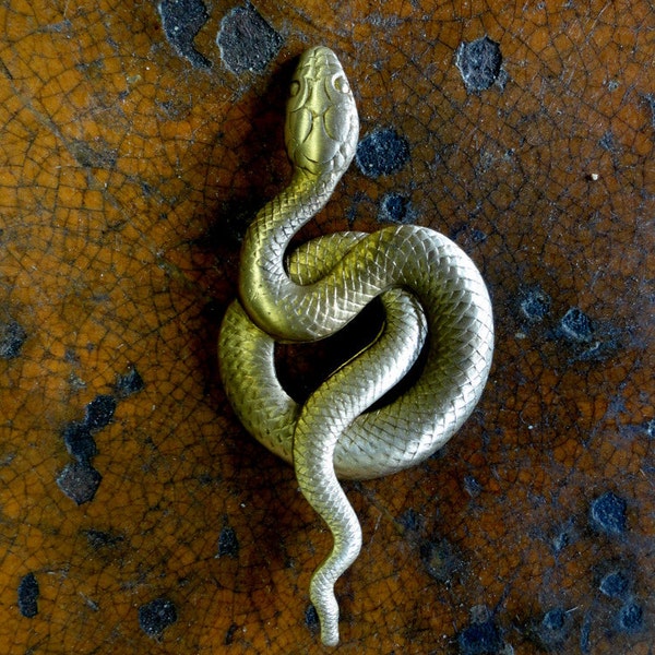 Vintage French Coiled Snake (1 pc)