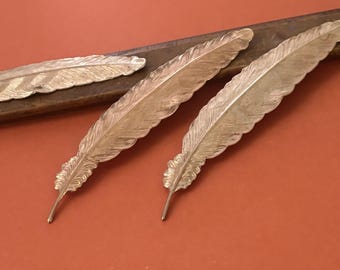 Peachy GOLD Feather Ultra Fine Detail (1pc)