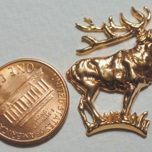 RARE Vintage Tiny Coin Sized Elks 1 pc image 5