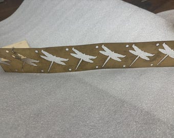 Pure Brass Dragonfly Banding (1 foot x 2” wide)