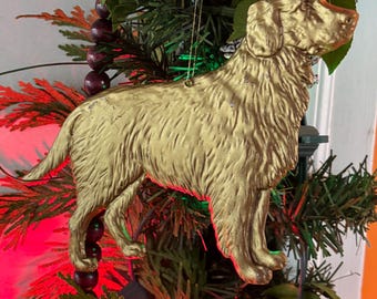 Adorno navideño de Golden Retriever (1 pieza)