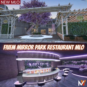 FiveM Mirror Park Restaurant Mlo: New Custom Interior