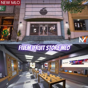 Fivem iFruit Store Mlo: New Interior, Fivem mods