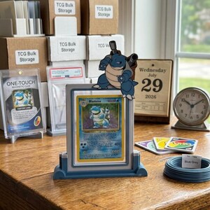 Top Loader Display 3D Printed Display Case Custom TCG Top Loader Frame