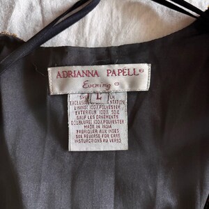 Vintage Adrianna Papell eveningwear jacket main label.
