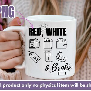 July 4th Humor digital PNG Today's Economy | Minimal text and graphics elements