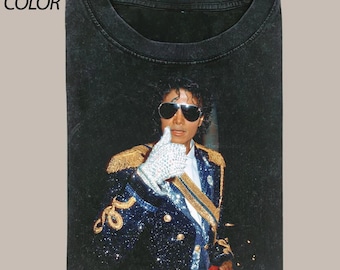 King of Pop Vintage 90's T-Shirt, Michael Jackson 90s Retro Shirt, Music Tees, Vintage Graphic Tee Womenswear Top