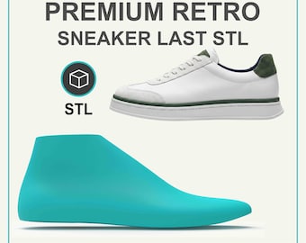 Sneaker Shoe Last STL | 3D Printable File | US 7–15 (Monaco)