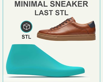 Sneaker Shoe Last STL | 3D Printable File | US 7–15 (Silverstone)
