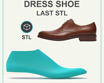 Dress Shoe Last STL | 3D Printable File | US 7–15 (Monza)