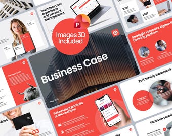 Business Corporate PowerPoint Template | Images & 3D included | Fully Editable Slides