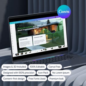 Canva Real Estate Presentation Template | Pictures & 3D Included | 34 Editable Slides image 13