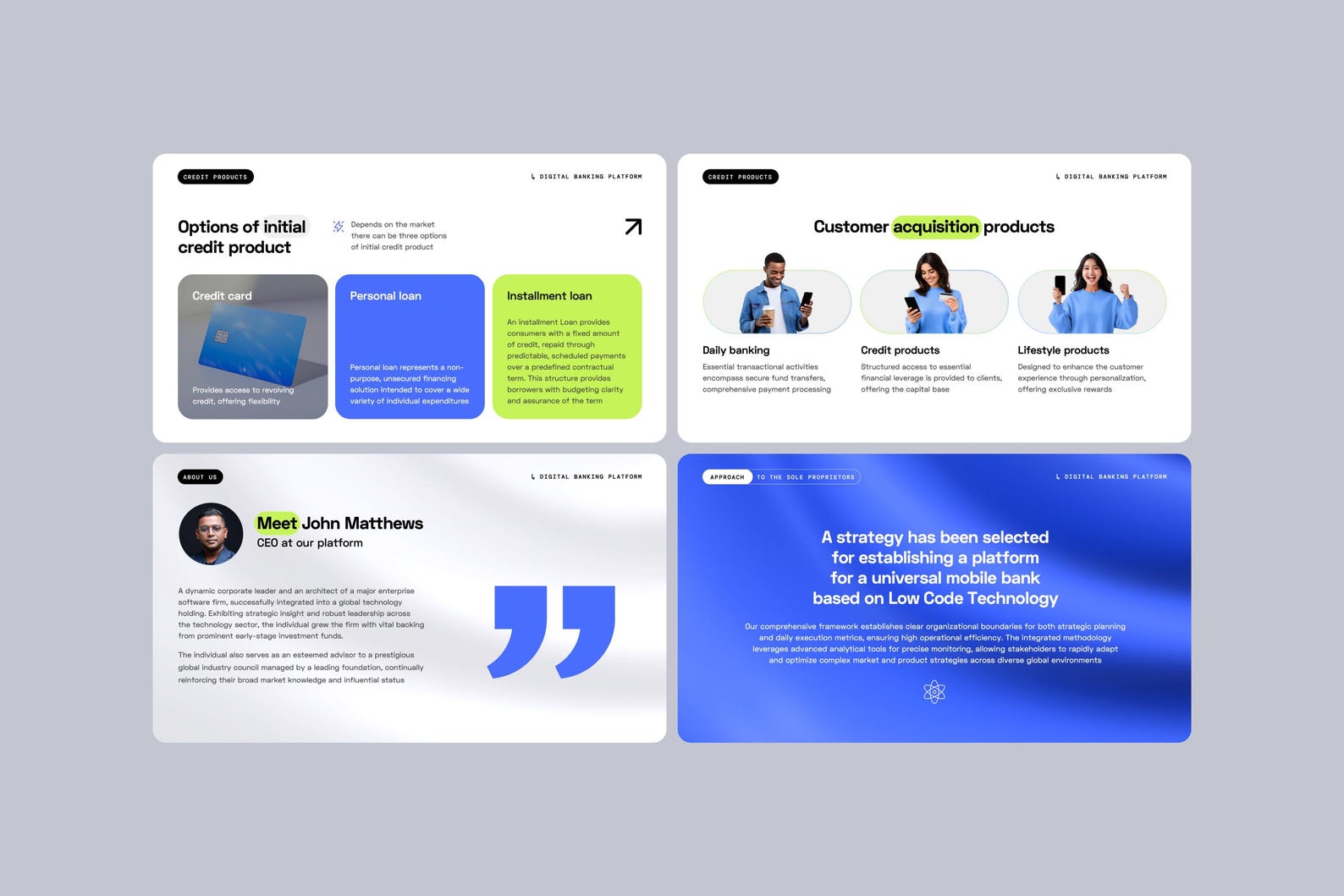 Fintech Powerpoint Template | Images Included | Digital Company, Go-to ...