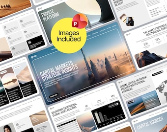 Investor Finance PowerPoint Template | Images included |  Business, Go-to-Market Strategy | Fully Editable Slides