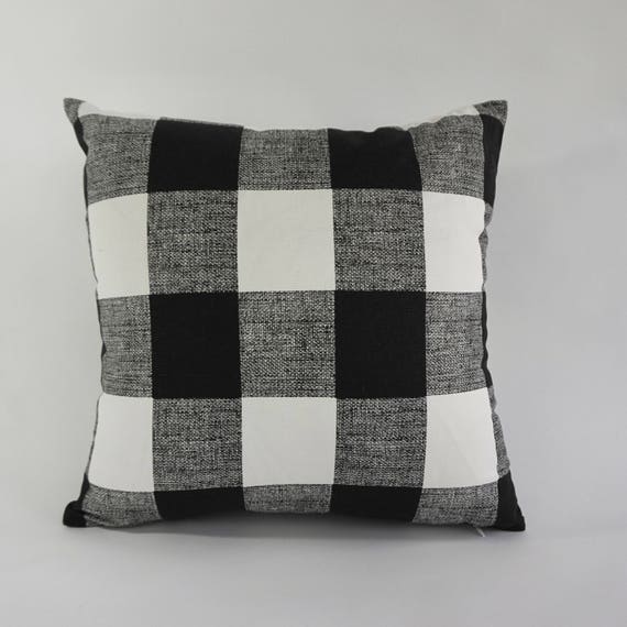 gingham pillows