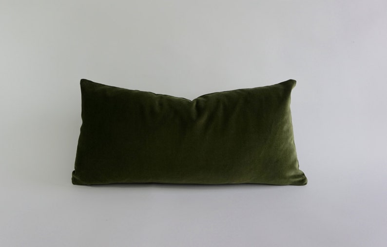 Olive Green decorative Bolster Pillow Cover 10x20 to 12x24 Etsy