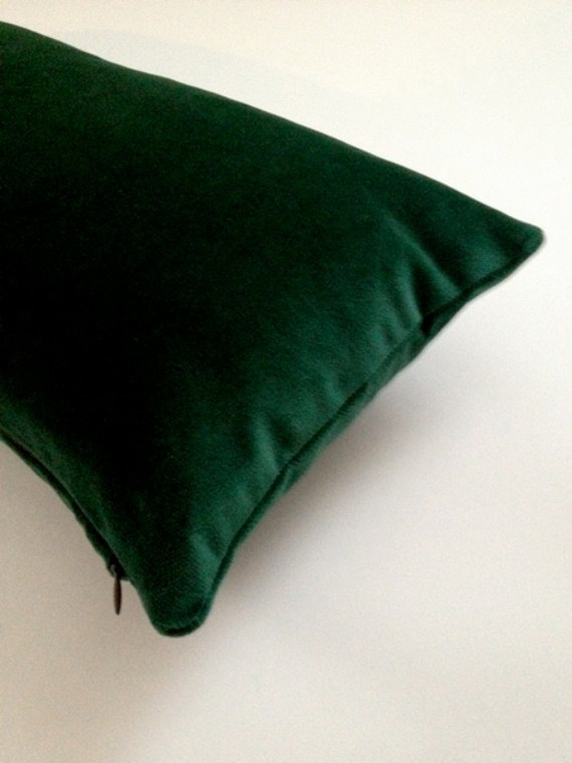 Emerald Green Decorative Bolster Pillow Cover 10x20 to 12x24 Etsy Canada