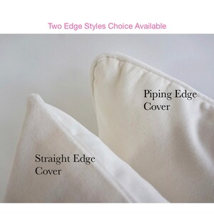 Gray Cotton Velvet Pillow Cover – Decorative Throw Pillow image 2