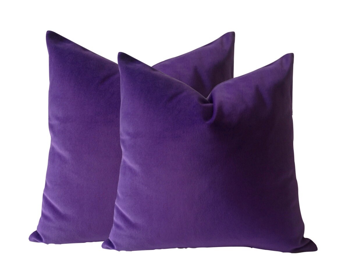 small purple pillow