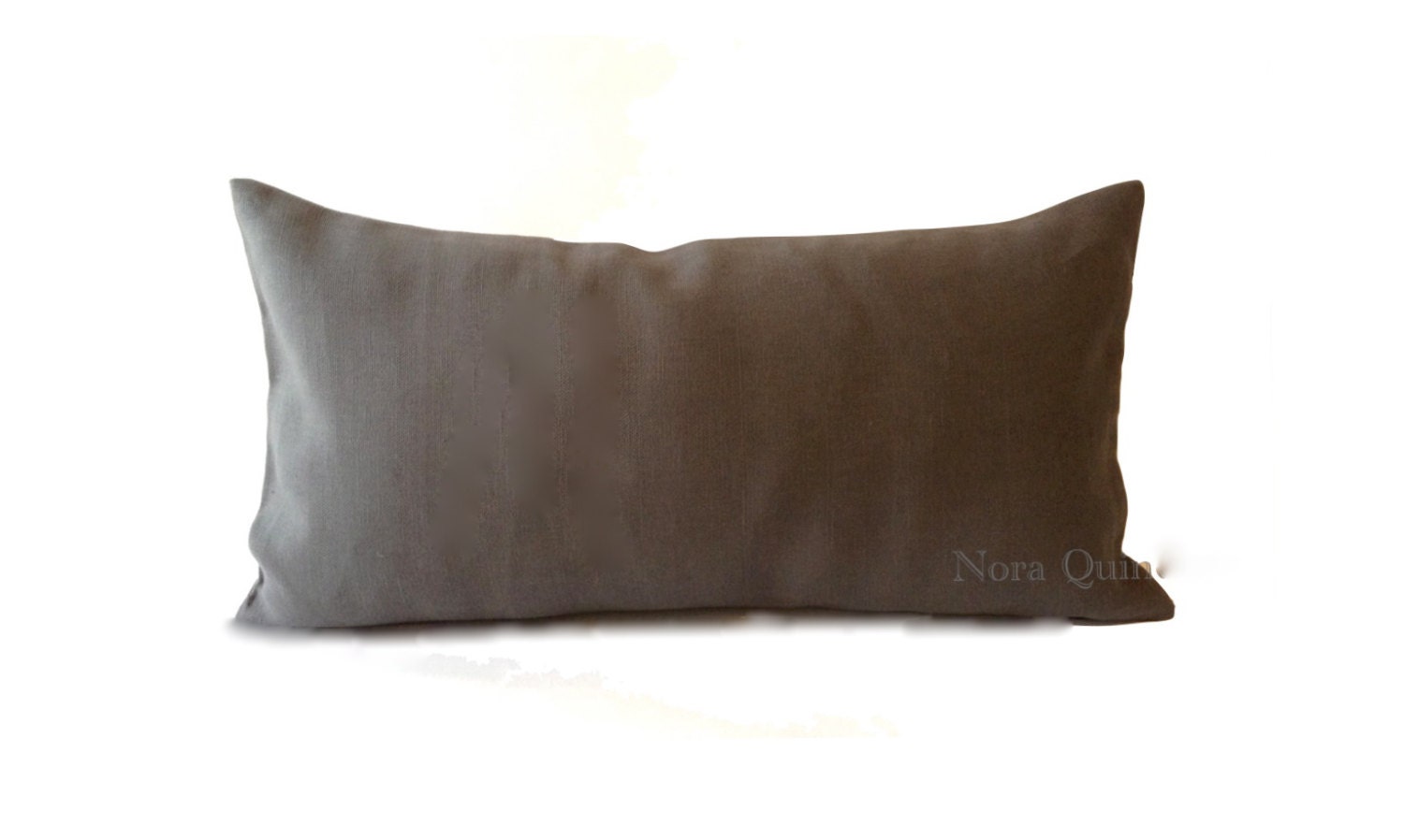 Gray Linen 10x20 to 12x24 Decorative Bolster Pillow Cover Etsy