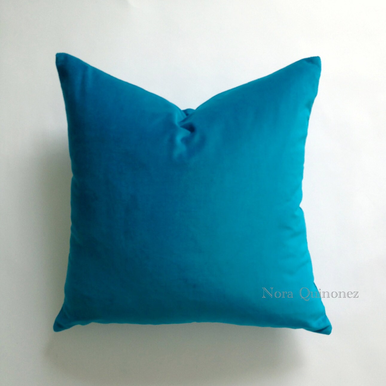 aqua colored pillows