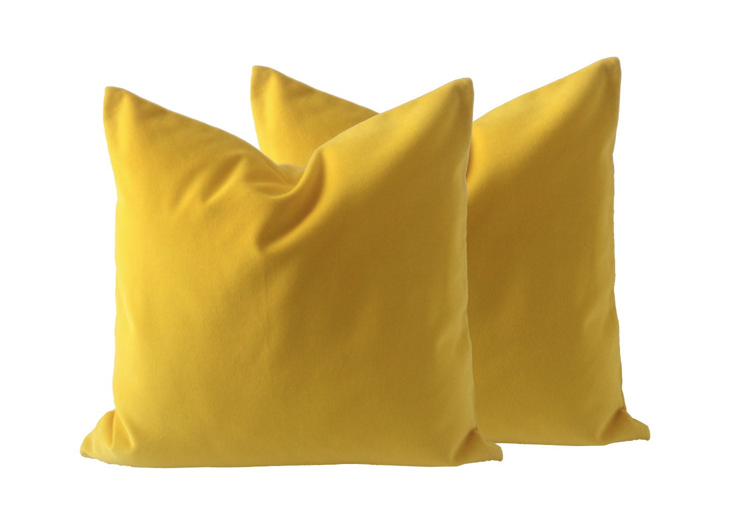 canary yellow throw pillows