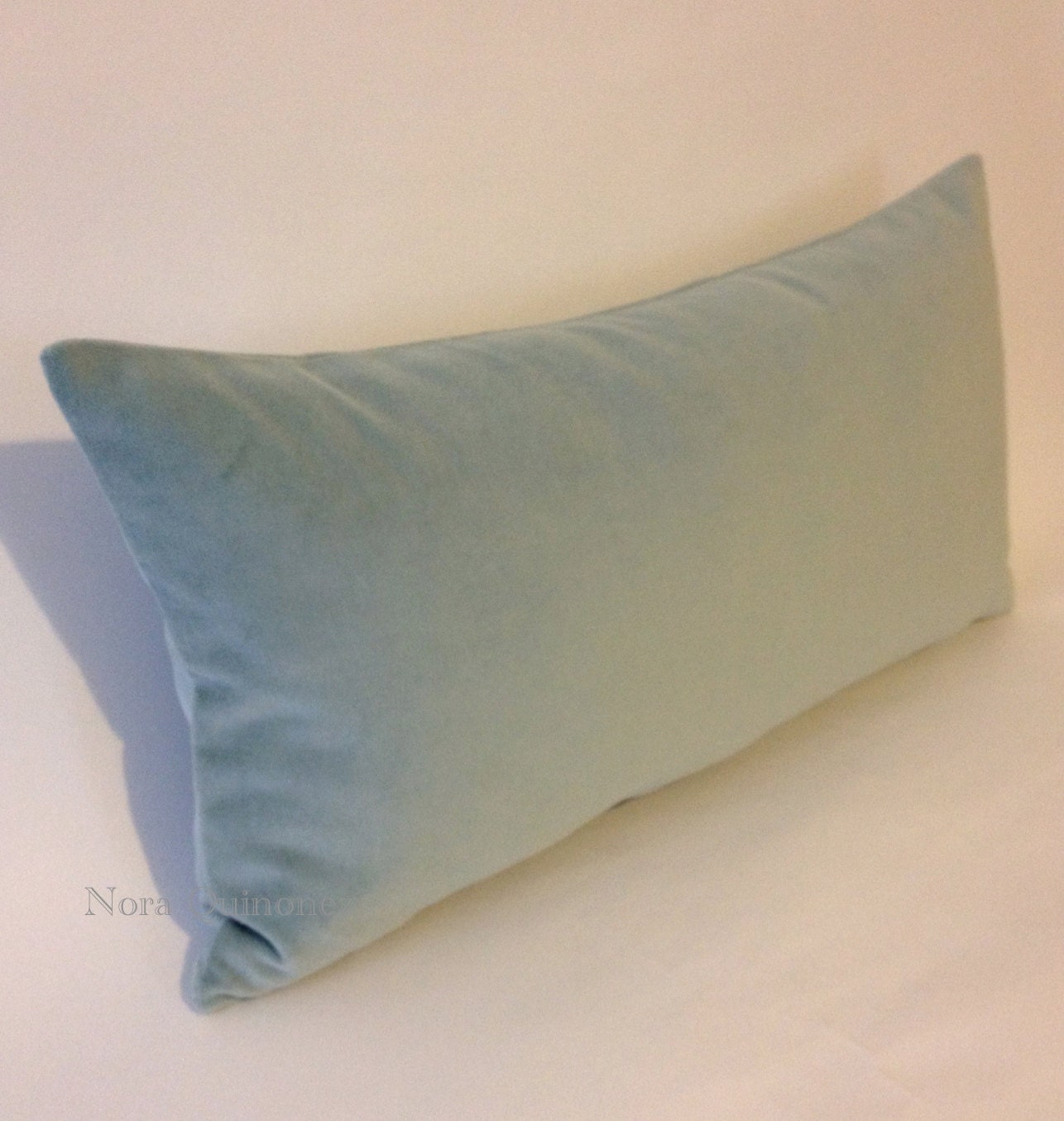 Seafoam Green Decorative Bolster Pillow Cover 10x20 To 12x24
