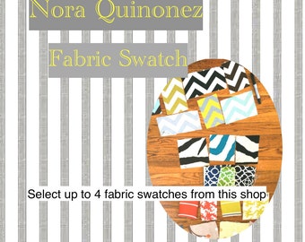 Fabric Swatches- Fabric Samples - Nora Quinonez Decorative Pillows