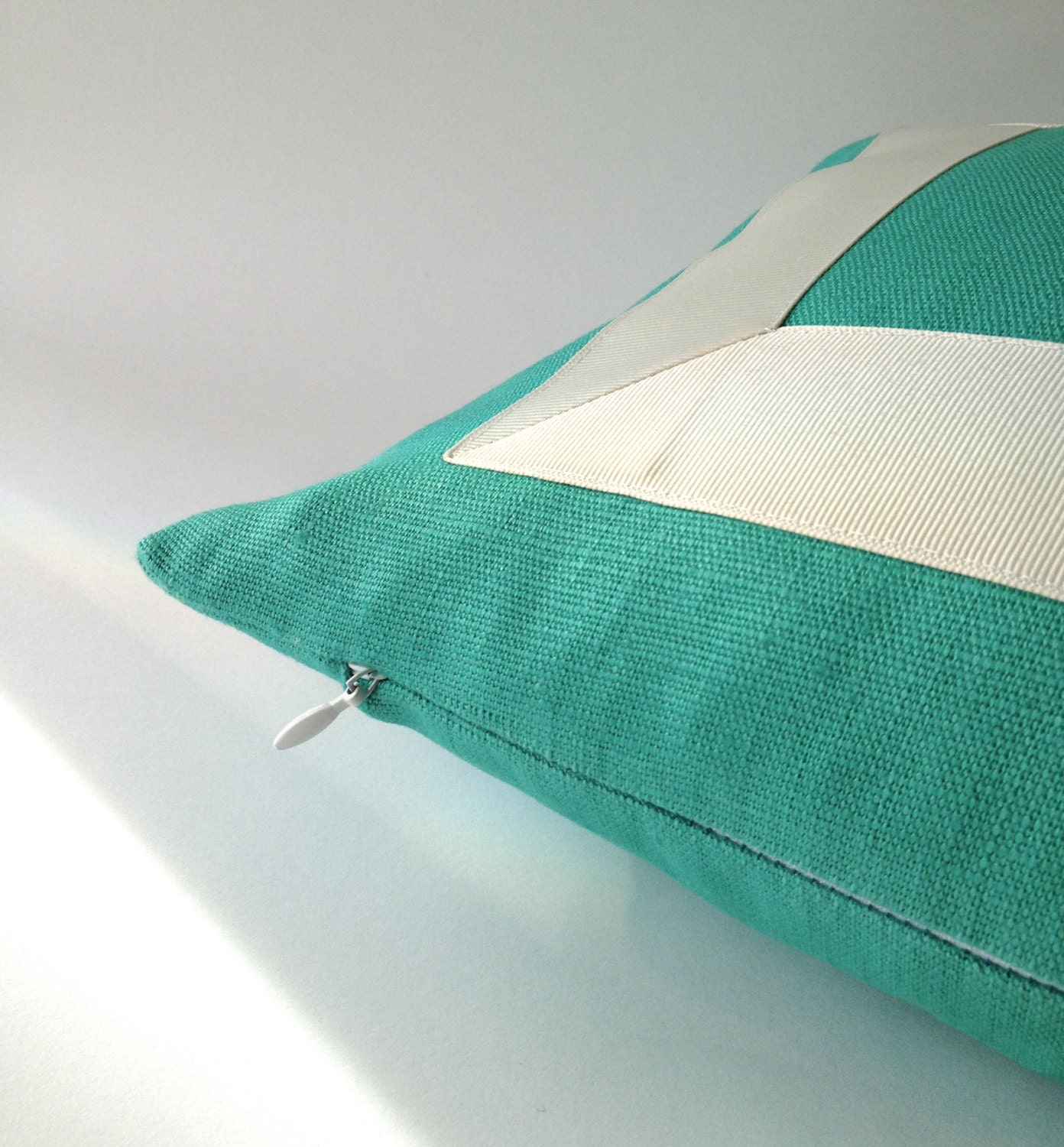 Decorative Bolster Pillow Cover mint Green Linen Pillow Cover Etsy