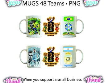 FIFA 2026 Teams Sublimations-Tassenfolie fifa2026 png
