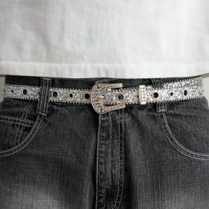 Y2k Rhinestone Belt - Etsy display picture 1