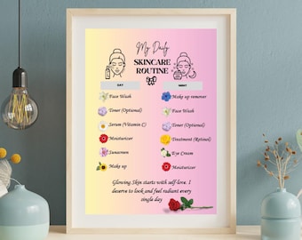 Skincare Routine Printable
