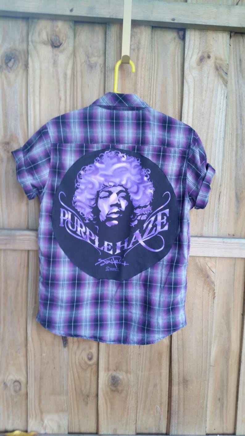 jimi hendrix purple haze tie dye t shirt