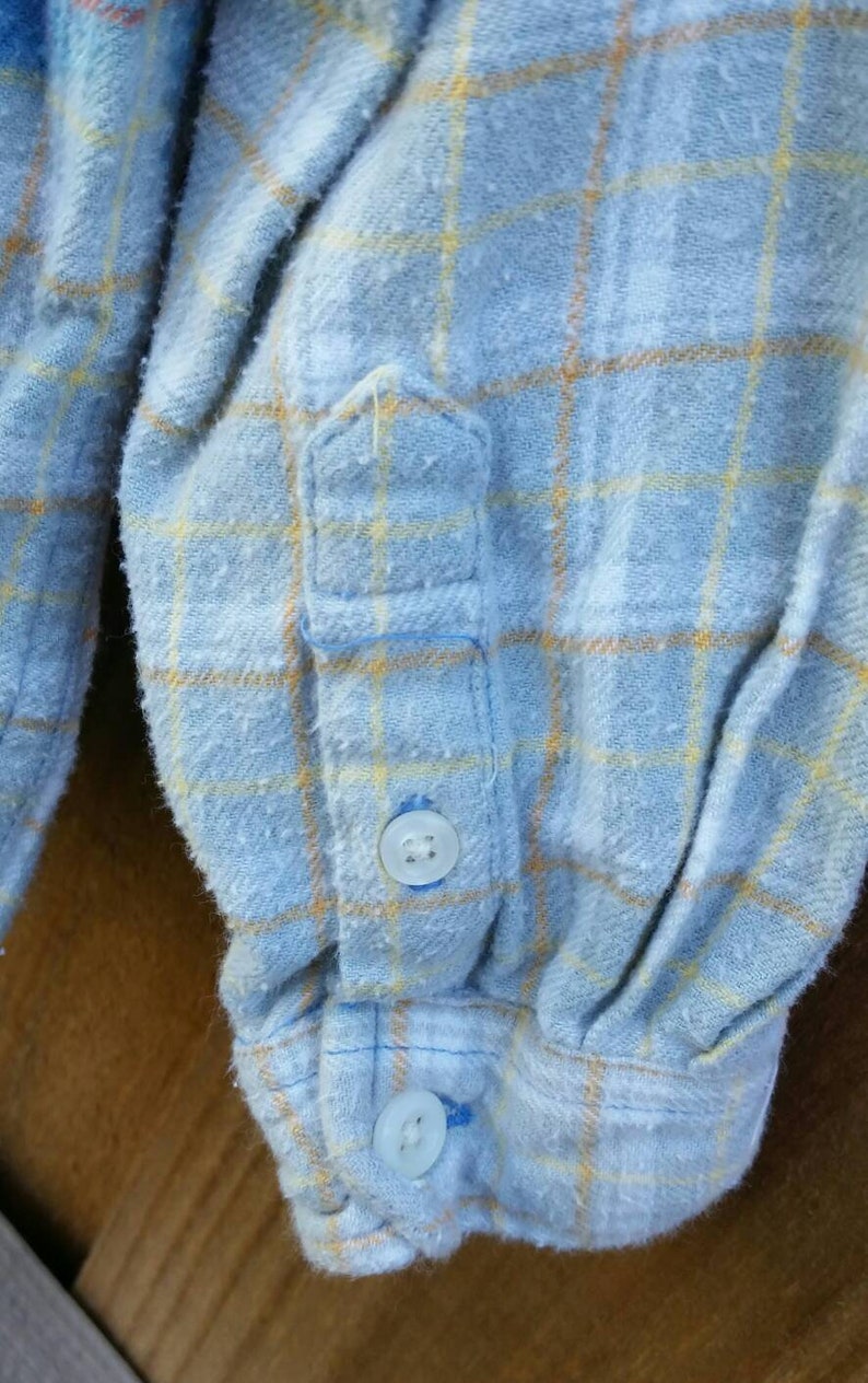 Toddler Ombre Bleached Distressed Flannel Shirt Size 2T - Etsy