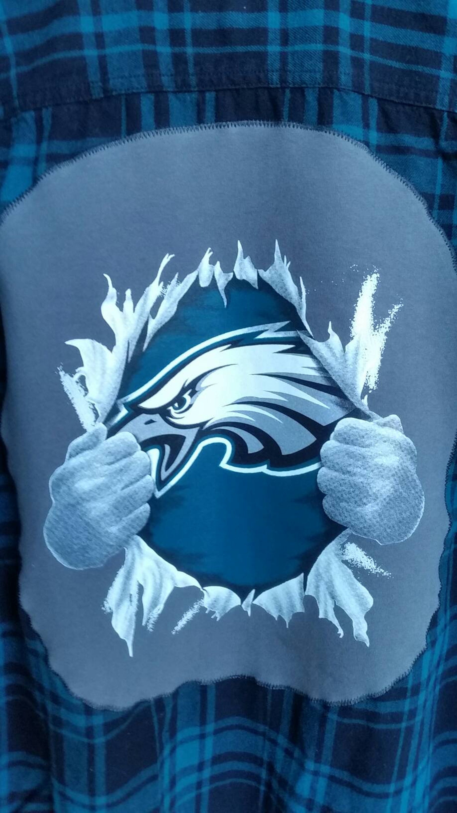 Philadelphia Eagles Flannel Shirt Etsy