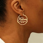 Initial Dangle Earrings