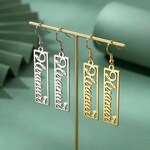 Initial Dangle Earrings
