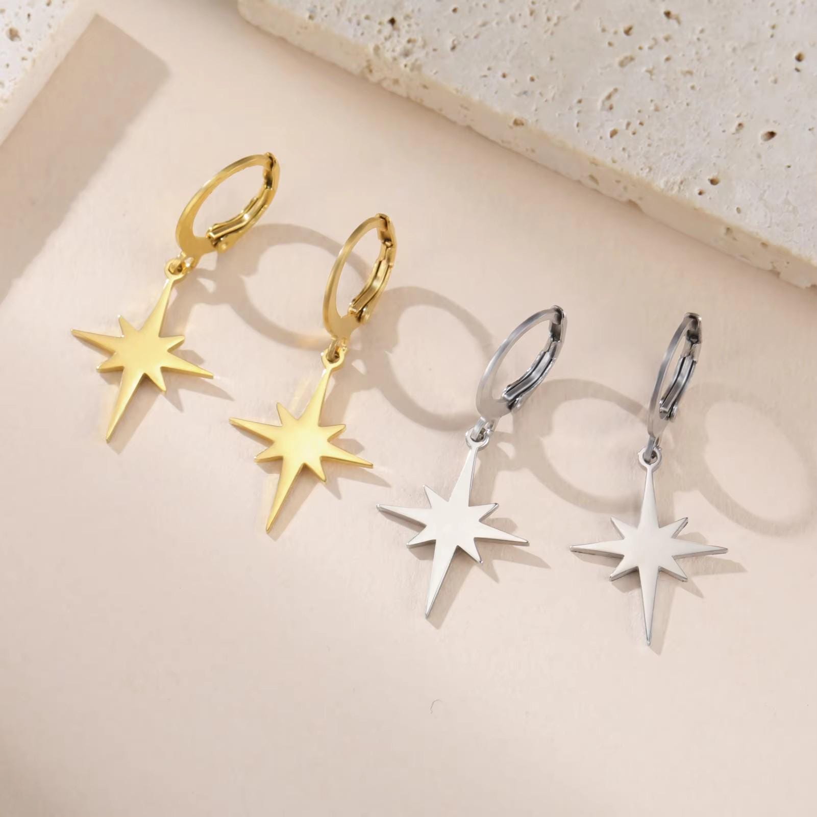 10k gold twisted bamboo earrings - Etsy 日本