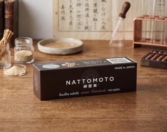 1G Nattomoto Natto Starter Spores Makes 10kg Natto Plant-Based made without animal-derived ingredients Takahashi