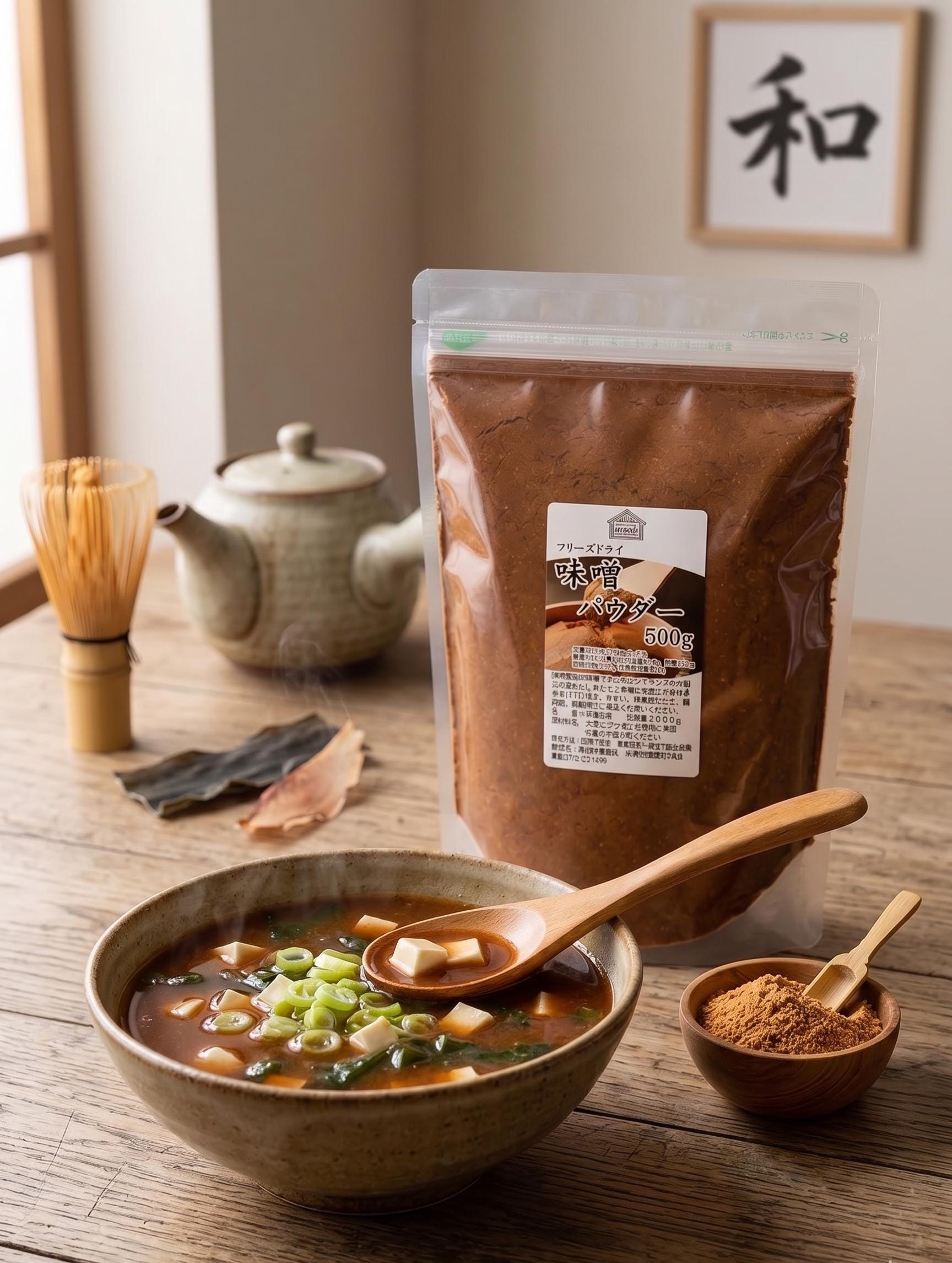 Red Miso Powder 500g Japanese Freeze-dried Miso, Additive-free ...