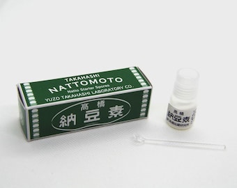 Nattomoto Natto Starter Spores 3G Makes 30kg Natto Plant-Based made without animal-derived ingredients Takahashi
