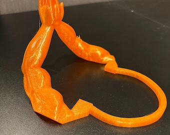 Funny 3D Printed Cat Arms - Quirky Desk Decor for Cat Lovers