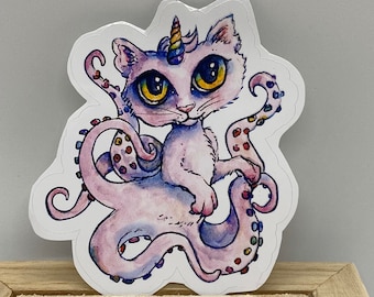 OctoKittyCorn - Vinyl Sticker