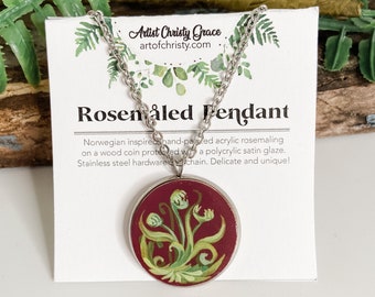 Rosemåled Pendant