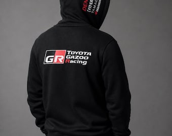 Premium 300 GSM Motorsport Hoodie, Racing Inspired Team Sweatshirt, Car Enthusiast Gift, Dark Navy Pullover