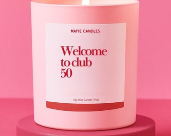 50th Birthday Gift Funny Candle For Birthday For Her Personalized Gift Funny Gifts for 50th Birthday Party For Women 50th for Friend