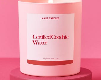 Waxer Gift for Esthetician Gift Funny Candle for Spa Candle Waxing Gift Esthetician Birthday Gift Cosmetology Candle Gift