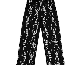 Halloween-pyjamabroek met skelet
